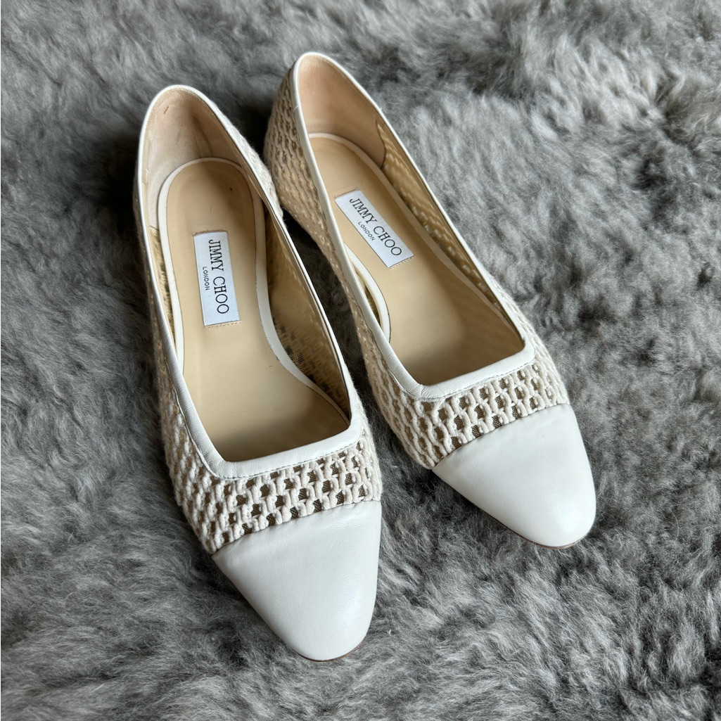 Jimmy Choo Watson Crochet Flats
